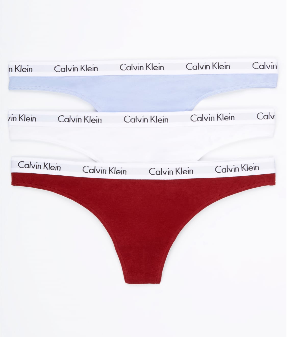 Calvin Klein Carousel Thong 3-Pack & Reviews | Bare Necessities (Style ...