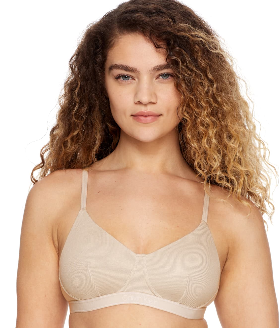 Calvin Klein: Pure Ribbed Lined Bralette QF6439