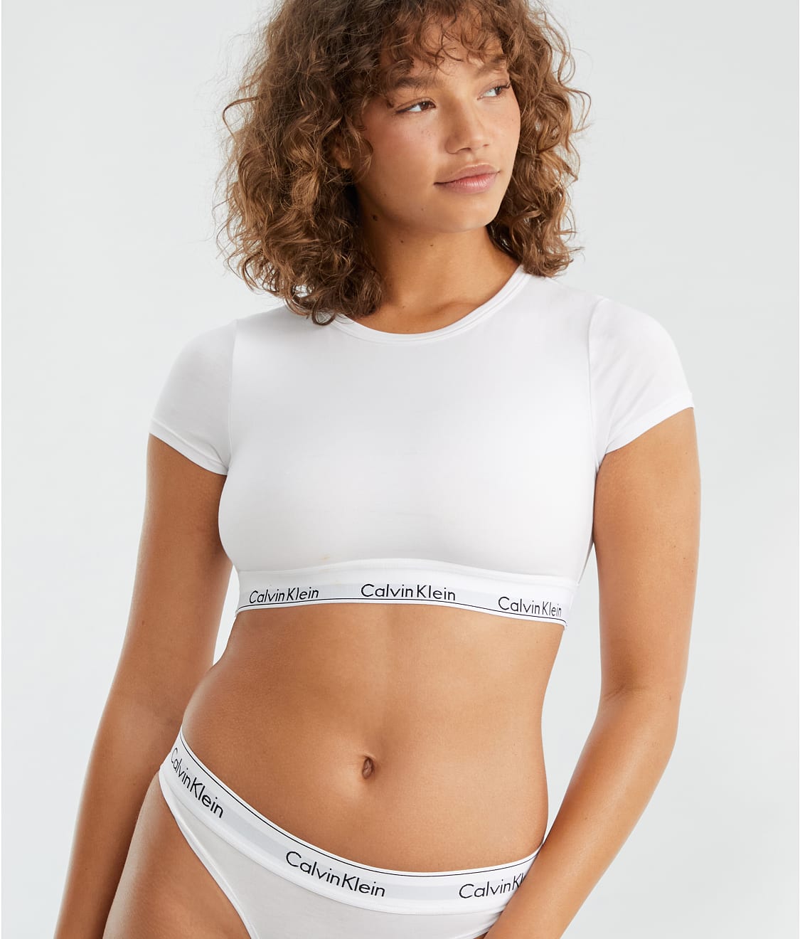 lave mad afkom Stearinlys Calvin Klein Modern Cotton T-shirt Bralette & Reviews | Bare Necessities  (Style QF7213)