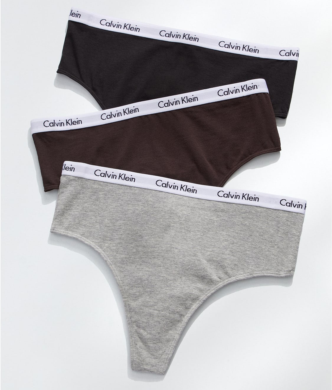 Calvin Klein Carousel High-Waist Thong 3-Pack & Reviews | Bare Necessities  (Style QP2798)