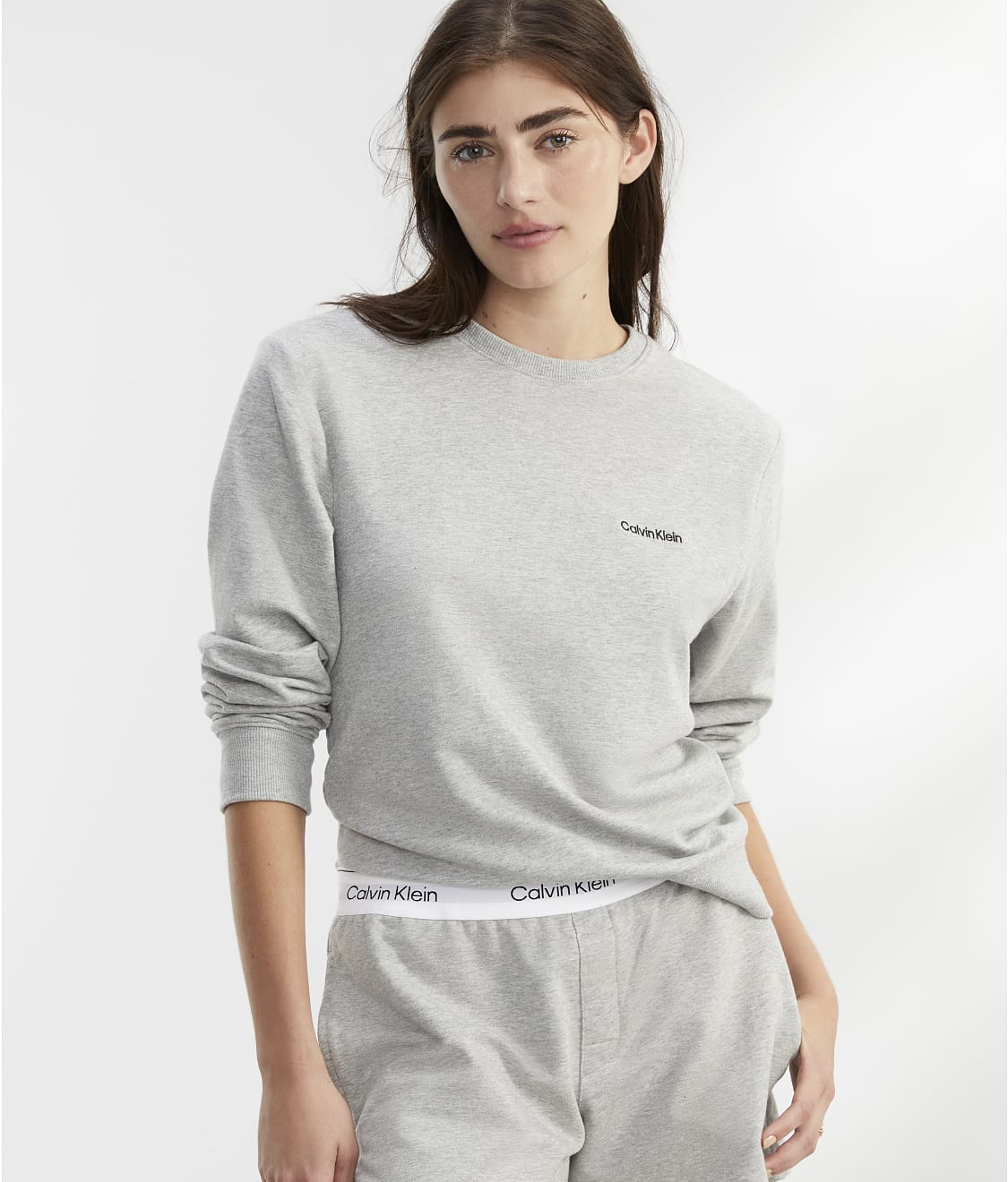 Sprong Brullen niemand Calvin Klein Modern Cotton Knit Sweatshirt & Reviews | Bare Necessities  (Style QS6870)