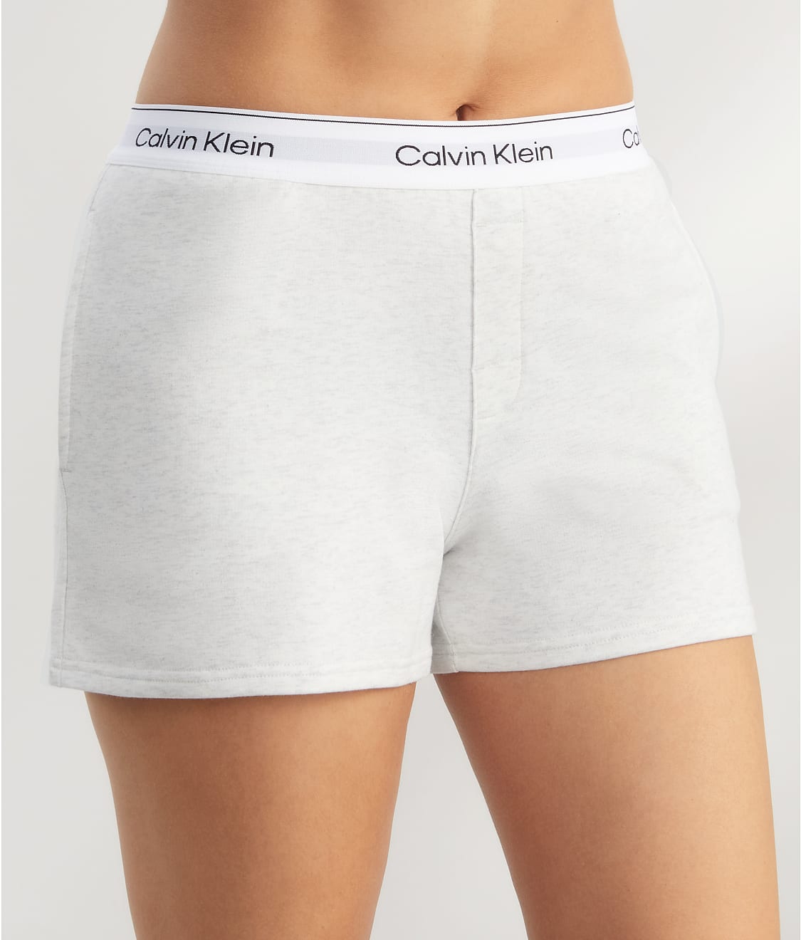 Calvin Klein Modern Cotton Knit Lounge Shorts & Reviews | Bare ...