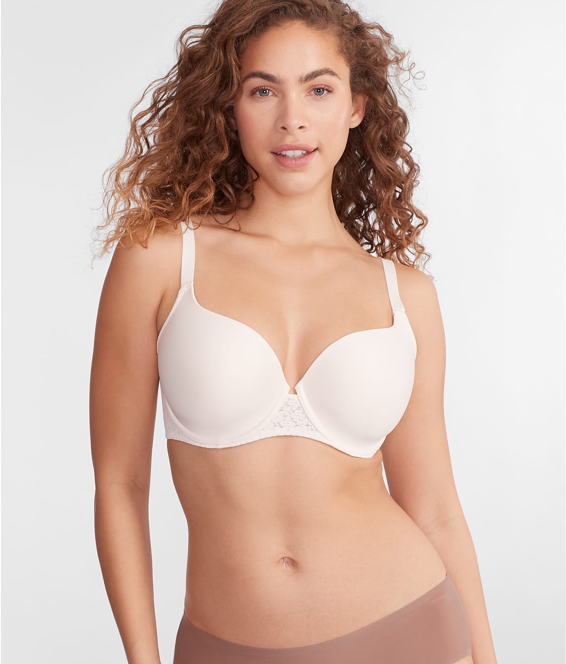 Average Size Figure Types in 34F Bra Size FF Cup Sizes Bare by