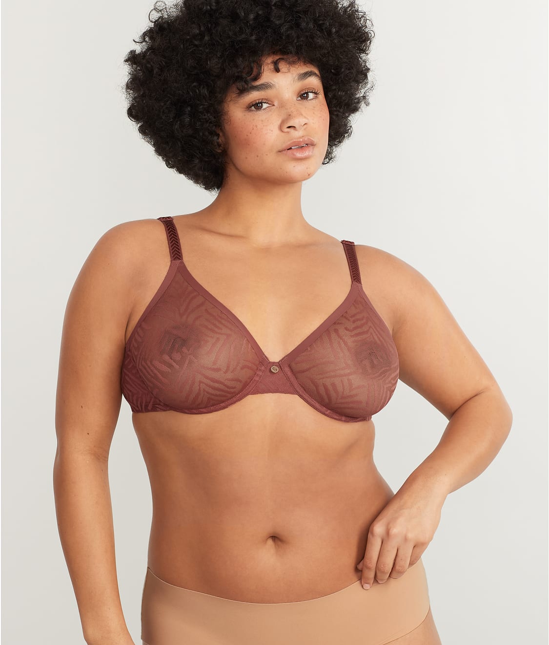 Chantelle 21T8 Graphic Allure Sheer Unlined Underwire Bra - Amber - Allure  Intimate Apparel