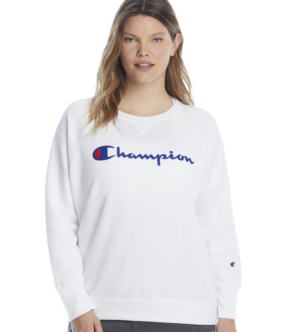 Champion Plus Size Reverse Weave Crewneck, Pullover Sweatshirts