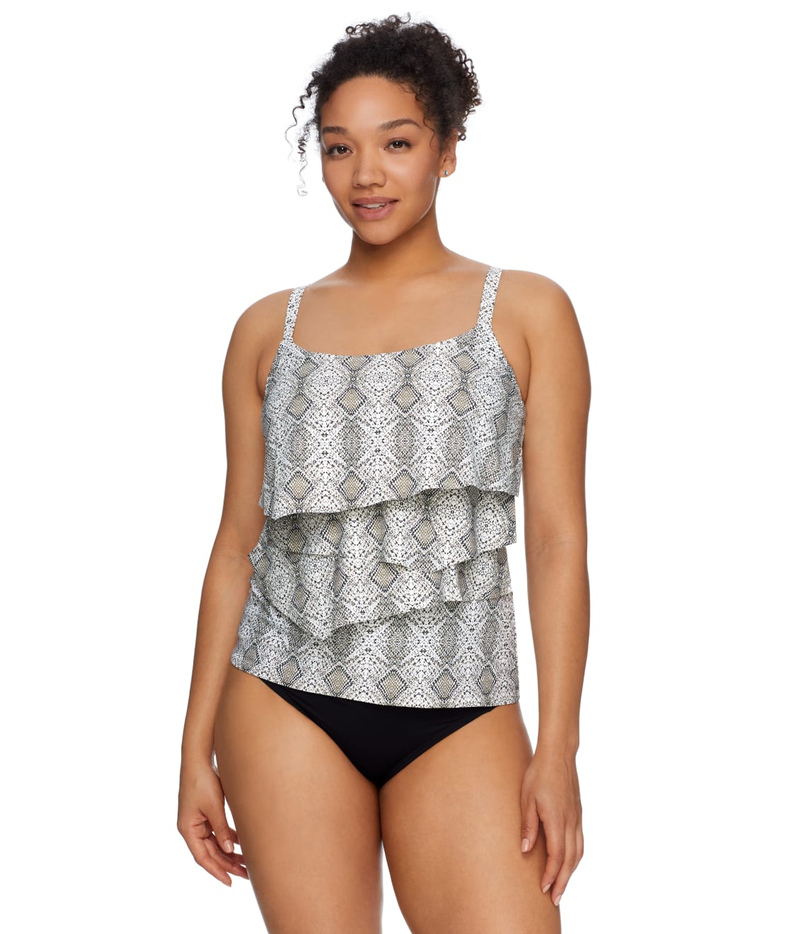 Coco Reef Diamond Head Aura Ruffle Underwire Tankini Top & Reviews