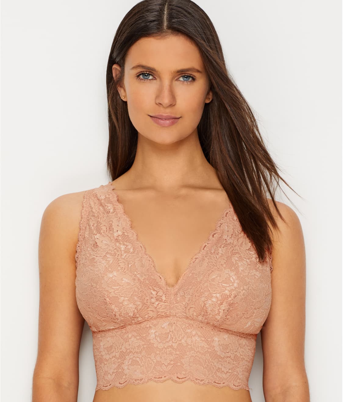Cosabella Women's Say Never Longline Bralette with Plunging Neckline