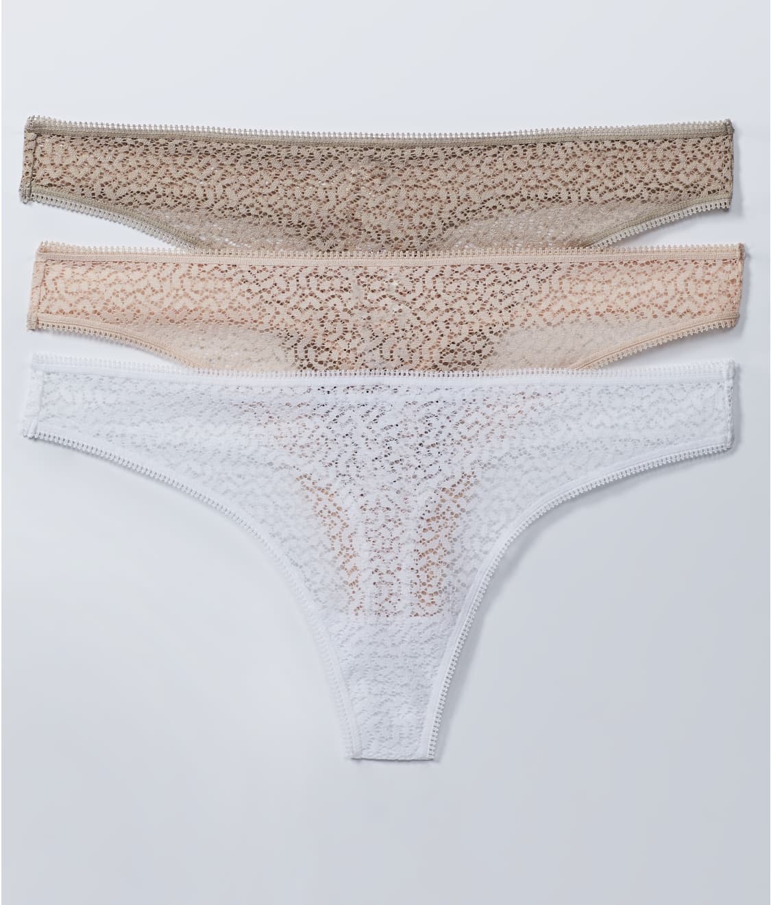 DKNY Women's Modern Lace Thong Panty  