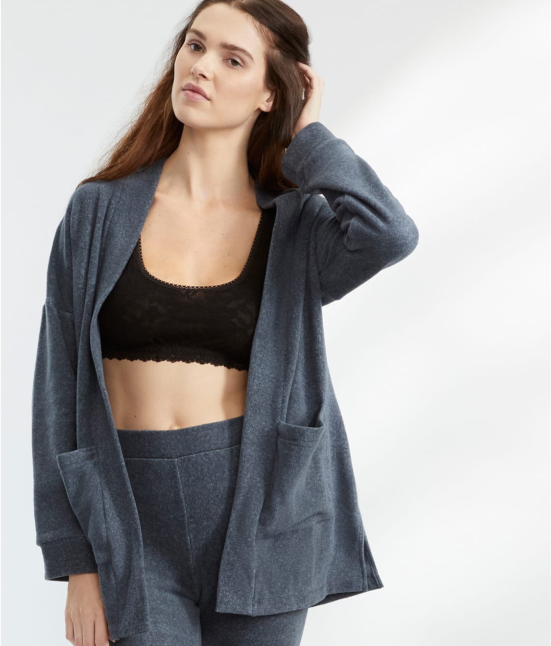 DKNY Sleepwear: Work Hard Chill Hard Fleece Pajama Set Y2022595