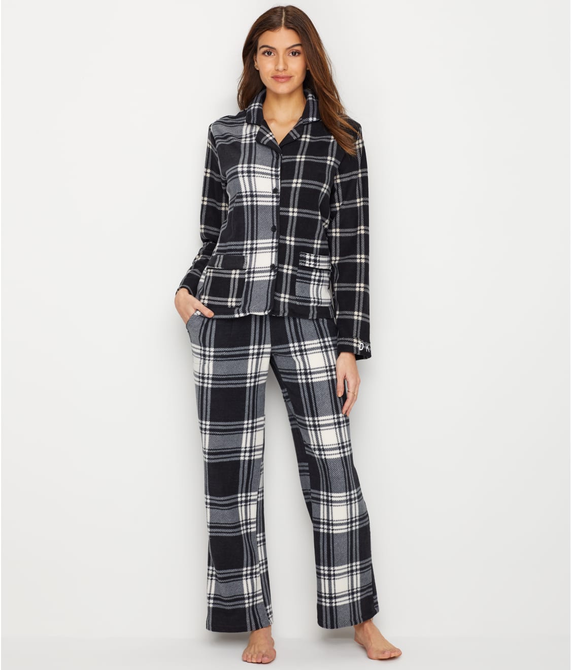 DKNY Fleece Pajama Set & Reviews | Bare Necessities (Style Y2119328)