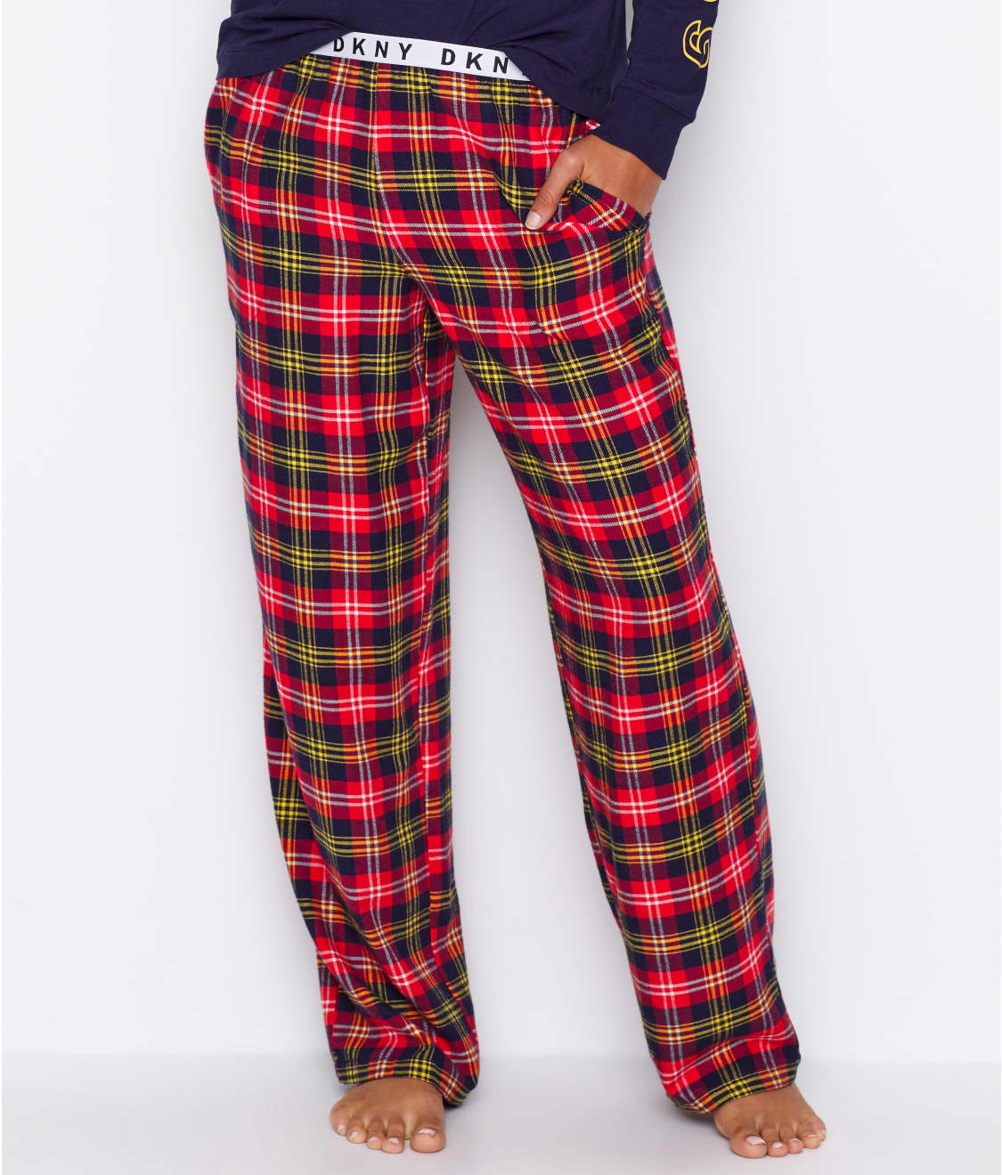 DKNY Logo Flannel Pajama Pants & Reviews | Bare Necessities (Style ...