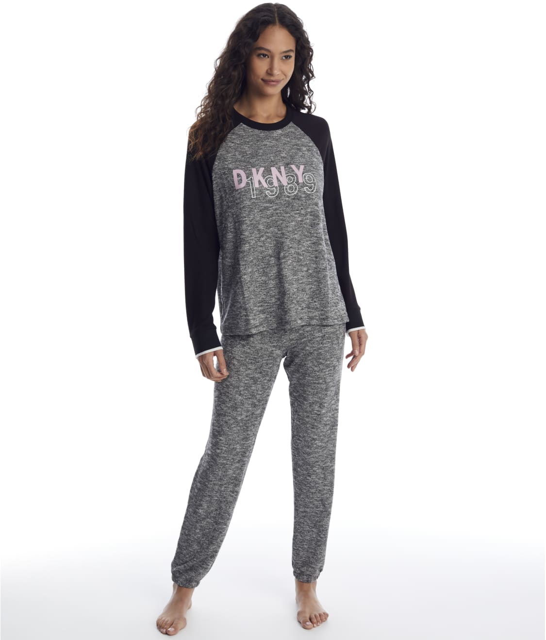 DKNY: Logo Knit Jogger Pajama Set Y2922414