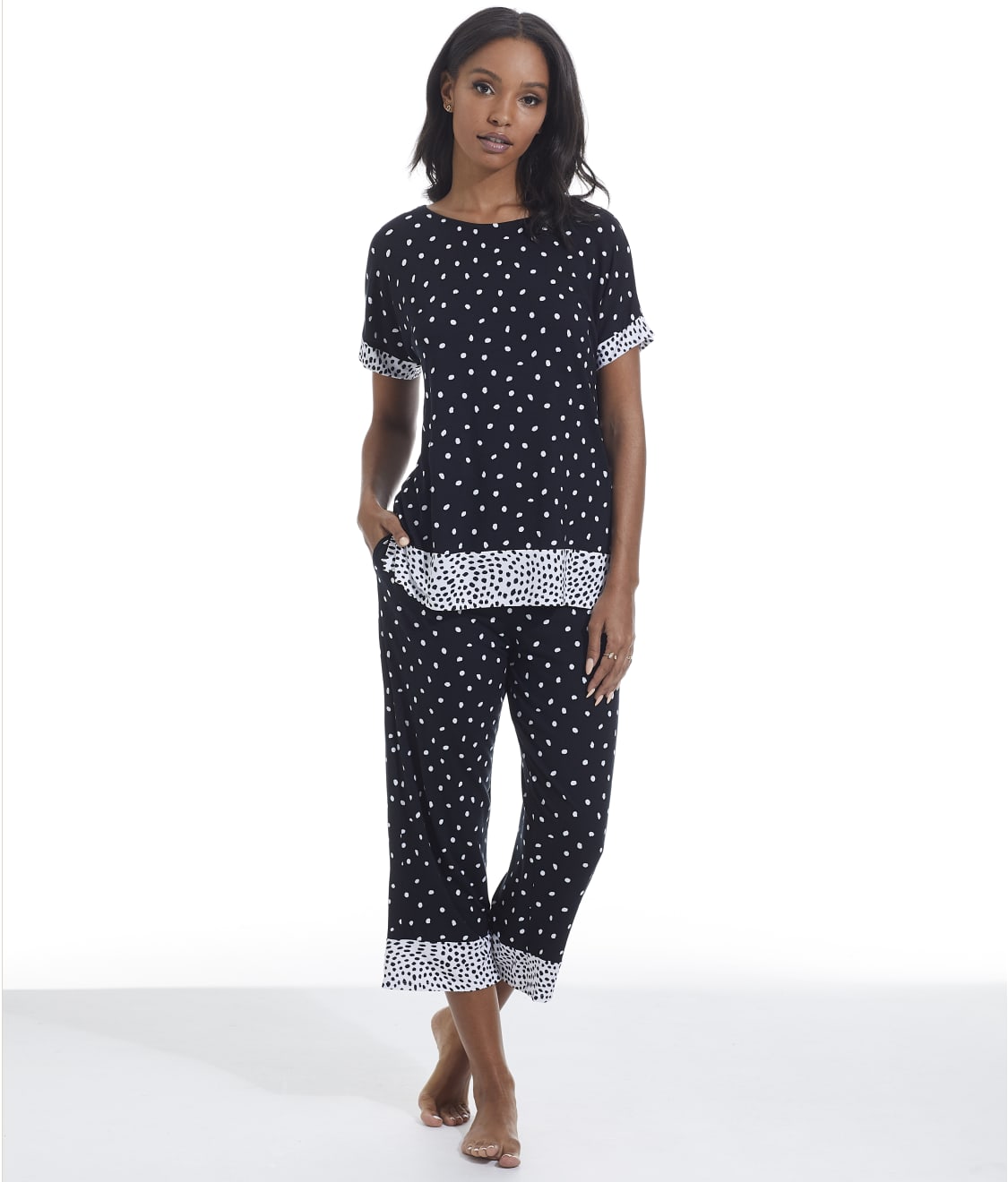 Donna Karan Sleepwear Midnight Magic Modal Capri Pajama Pants & Reviews ...