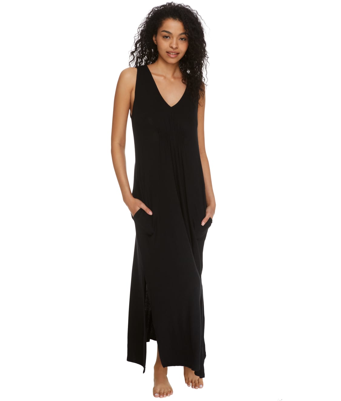Donna Karan Sleepwear Sleeveless Knit Nightgown & Reviews | Bare ...