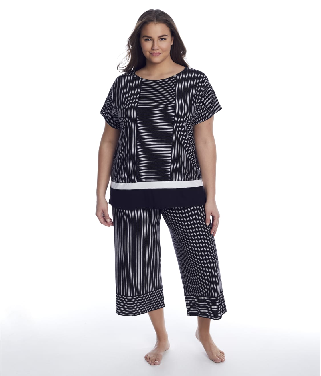 Donna Karan Sleepwear Plus Size Get In Line Modal Sleep Shirt & Reviews
