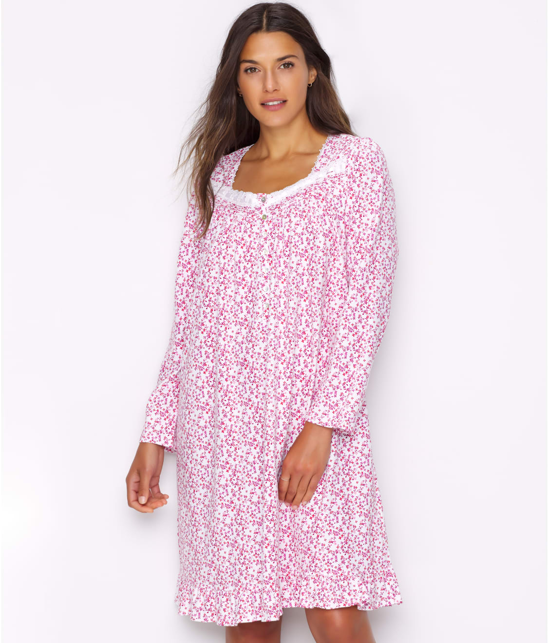 Eileen West Floral Jersey Knit Nightgown & Reviews Bare Necessities