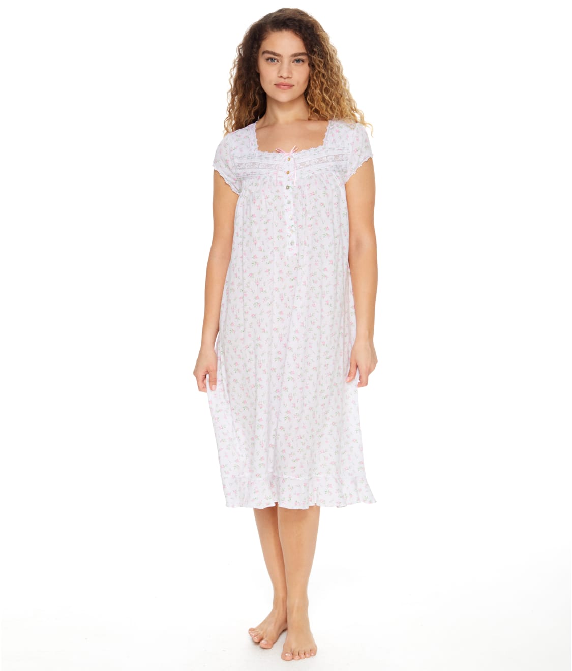 Eileen West: Cotton Knit Waltz Nightgown E5025034