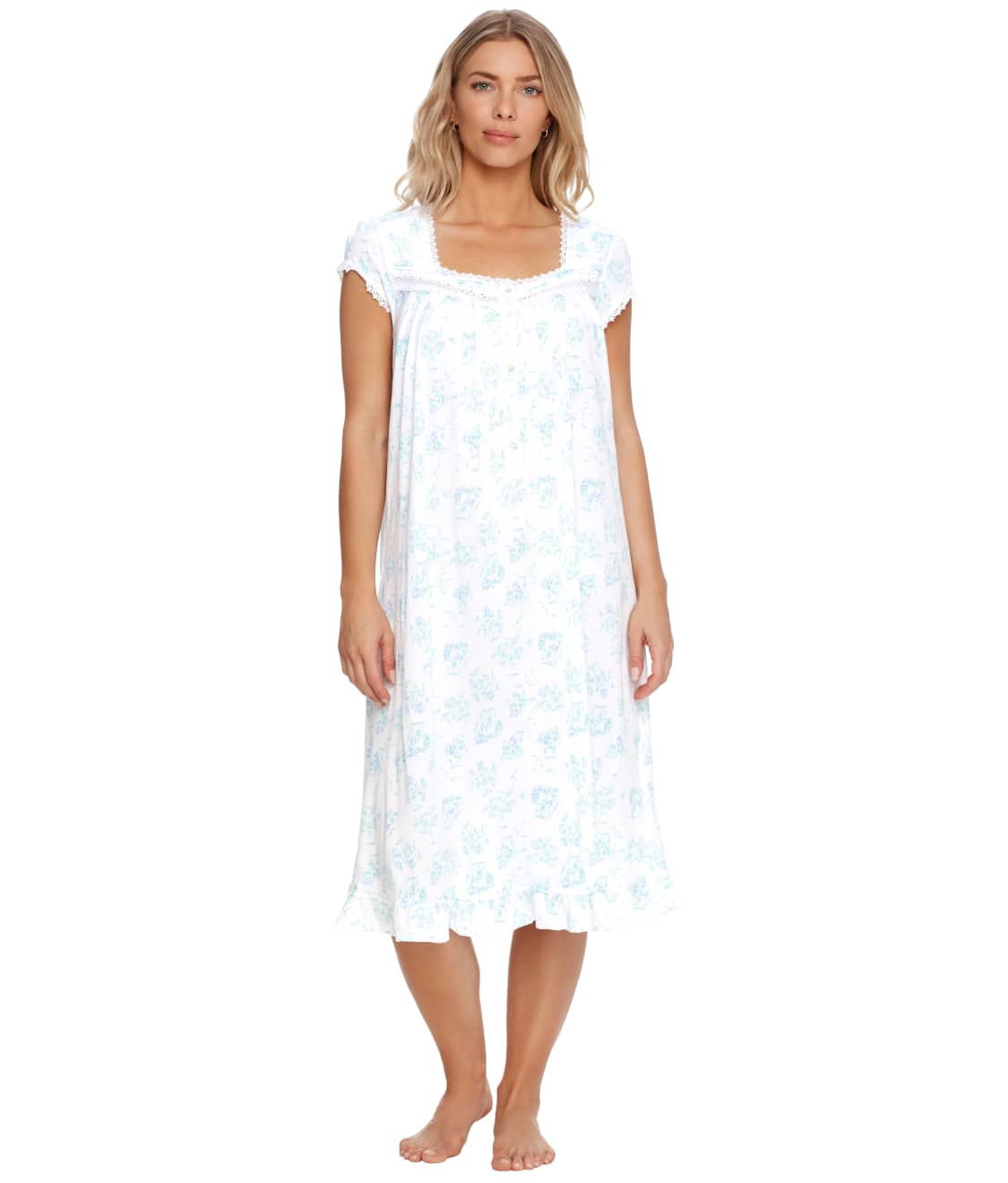 Eileen West Floral Modal Knit Waltz Nightgown & Reviews | Bare ...