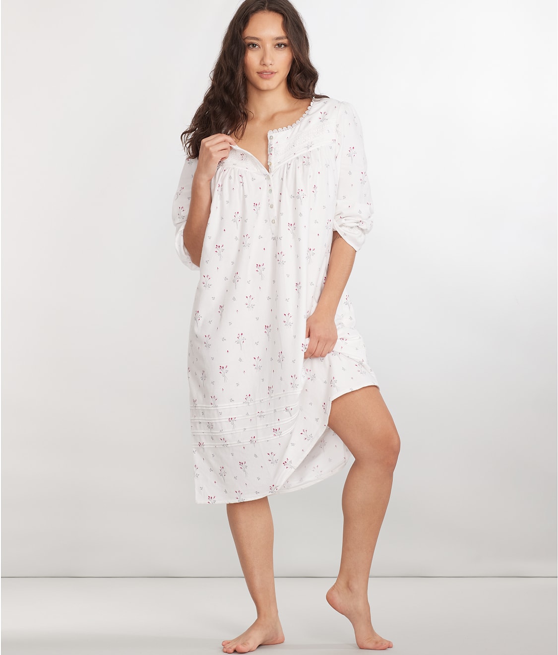 Eileen West Long Cotton Nightgown