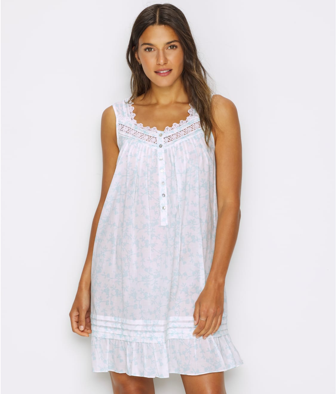 Eileen West Floral Woven Lawn Chemise & Reviews | Bare Necessities ...