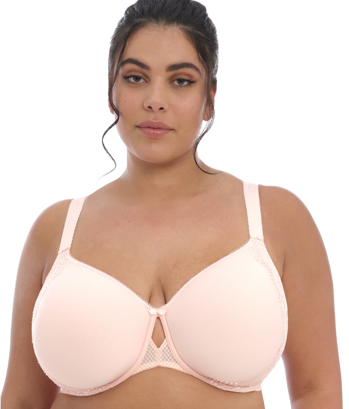 ELOMI Charley Moulded Spacer Underwired T Shirt Bra 4383 White