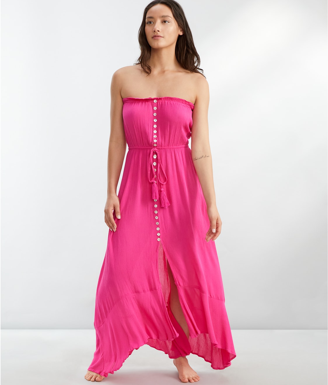 Strapless Maxi Cover-Up