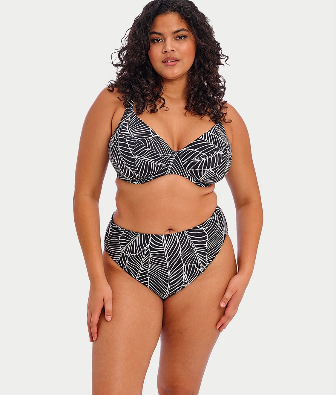 Elomi Plus Size Kata Beach Mid-Rise Bikini Bottom & Reviews | Bare  Necessities (Style ES801772)