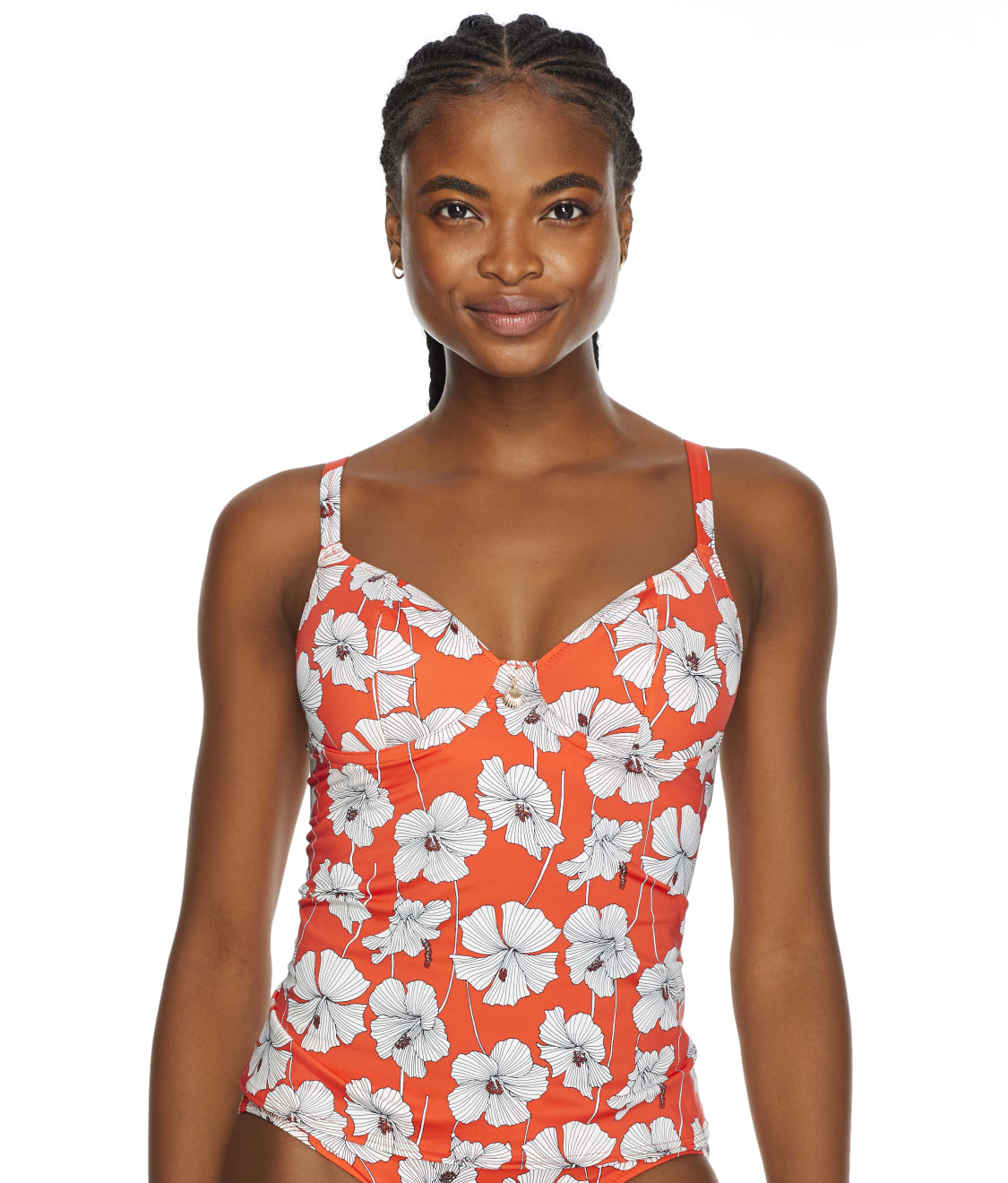 hoppe kort Necklet Freya Hibiscus Beach Underwire Tankini Top & Reviews | Bare Necessities  (Style AS201256)