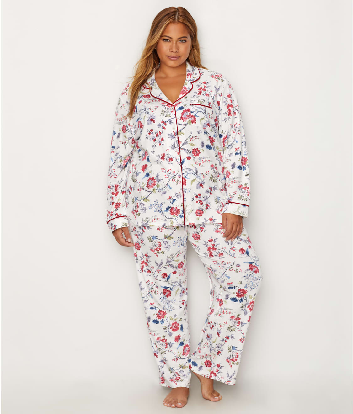 Karen Neuburger: Plus Size Girlfriend Knit Pajama Set RE0093W
