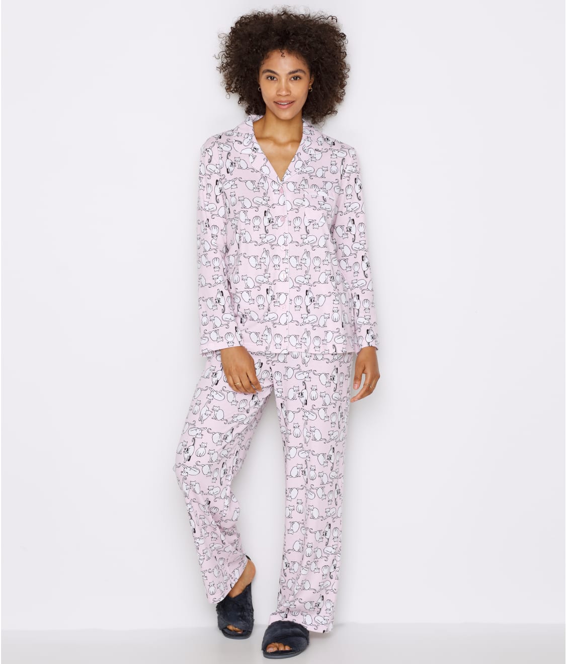 Karen Neuburger Plus Size Girlfriend Knit Pajama Set & Reviews
