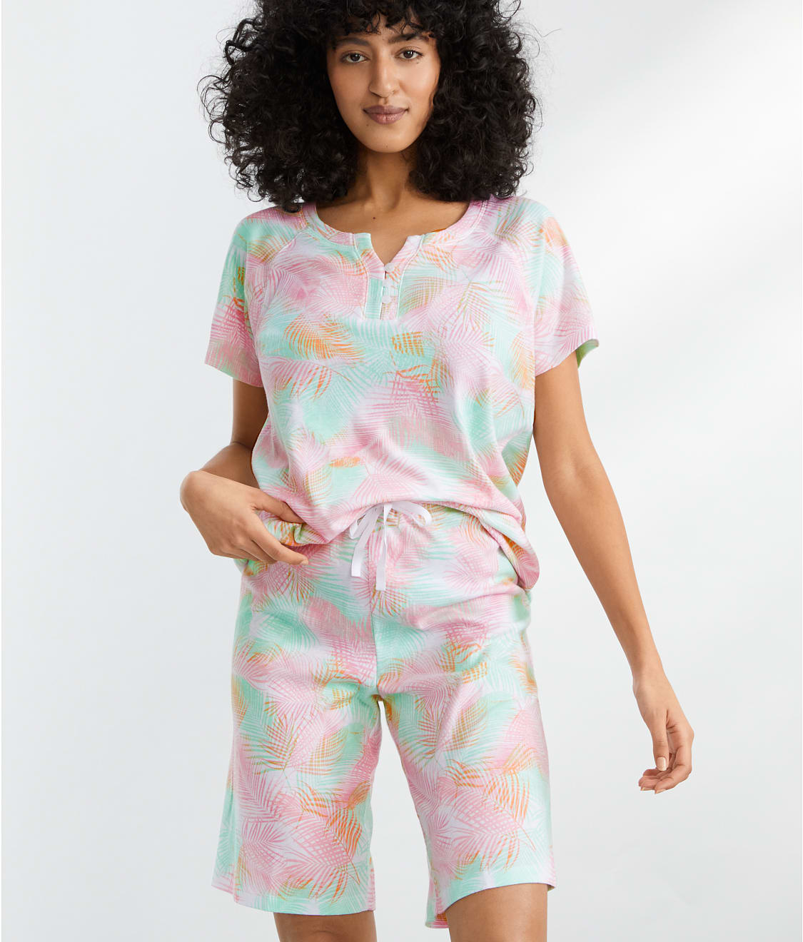 Karen Neuburger Bermuda Knit Pajama Set & Reviews | Bare Necessities ...