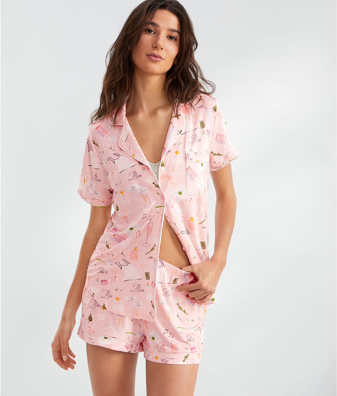 kate spade new york With Love Modal Knit Pajama Short Set & Reviews ...