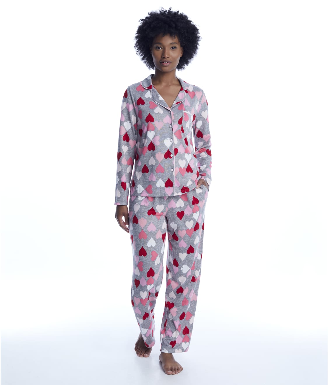 kate spade new york Heart Knit Pajama Set & Reviews | Bare Necessities  (Style KS82055-HRT)