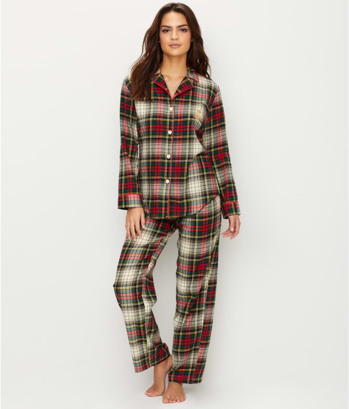 Lauren Ralph Lauren: Classic Flannel Pajama Set 8191432F