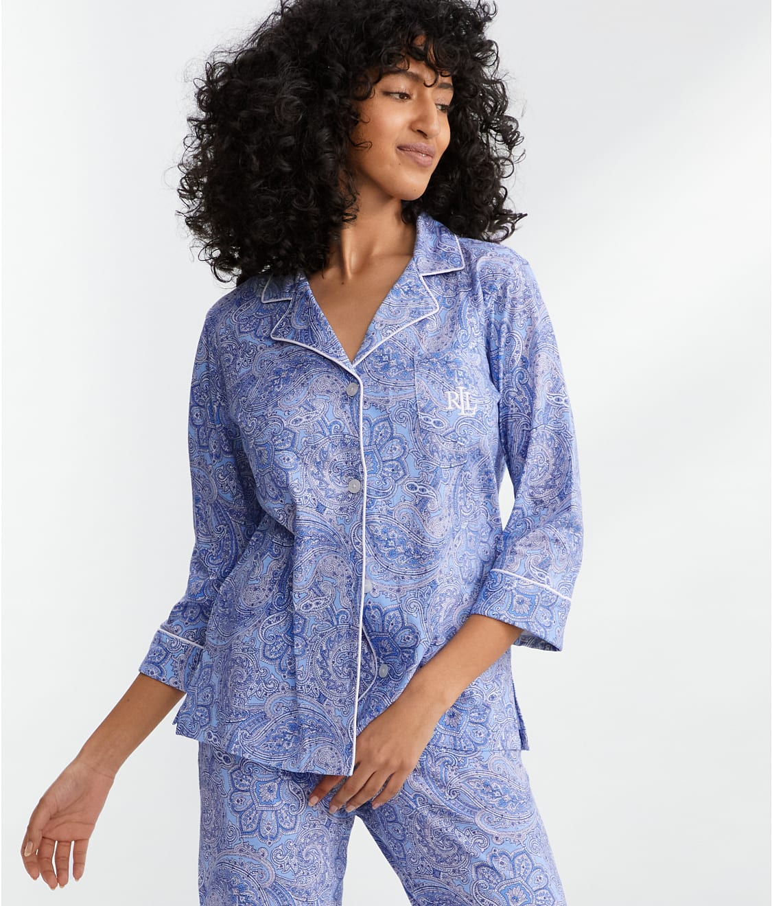Lauren Ralph Lauren Further Lane Capri Knit Pajama Set & Reviews | Bare ...