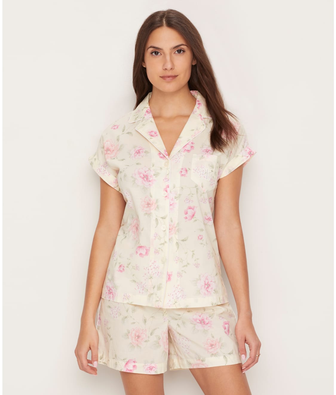 Lauren Ralph Lauren Classic Floral Woven Pajama Set & Reviews | Bare ...