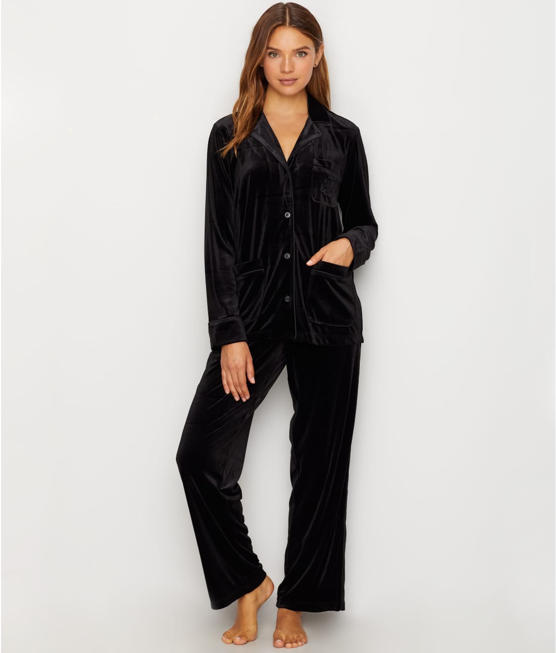 Lauren Ralph Lauren Classic Velvet Pajama Set & Reviews | Bare ...