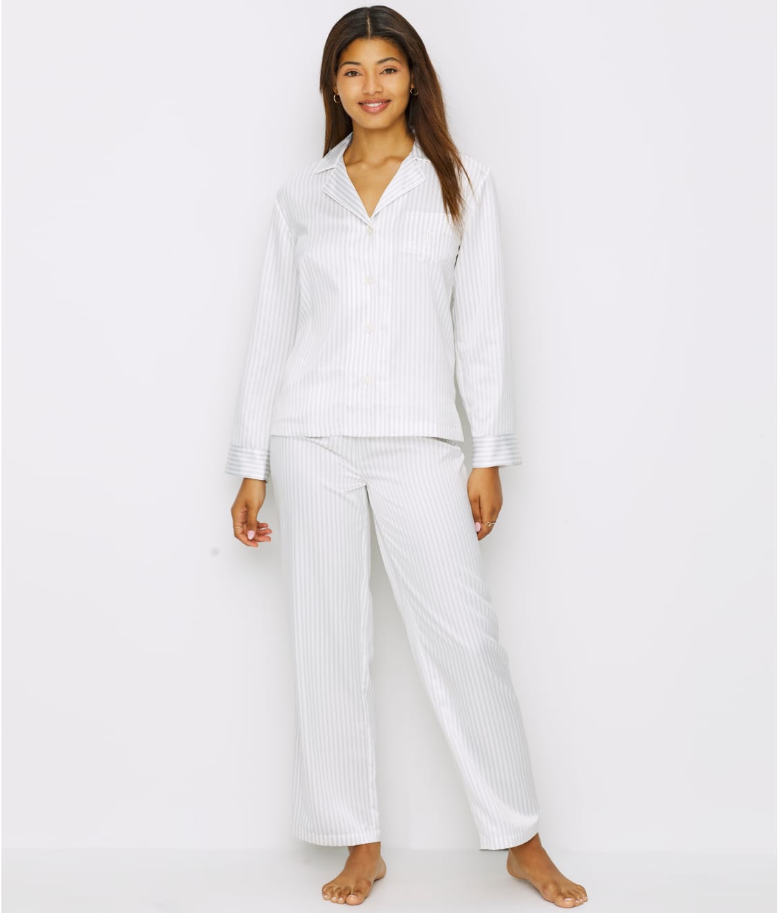 Ralph lauren satin pajamas hot sale