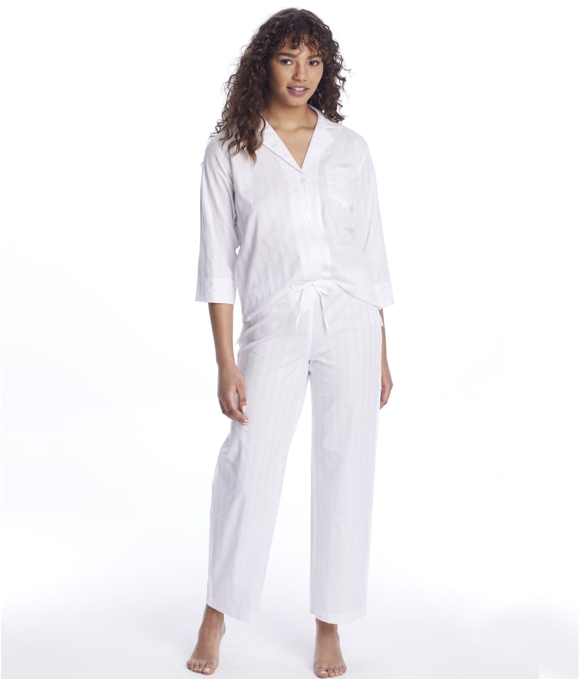 Lauren Ralph Lauren Woven Cotton Pajama Set & Reviews | Bare ...