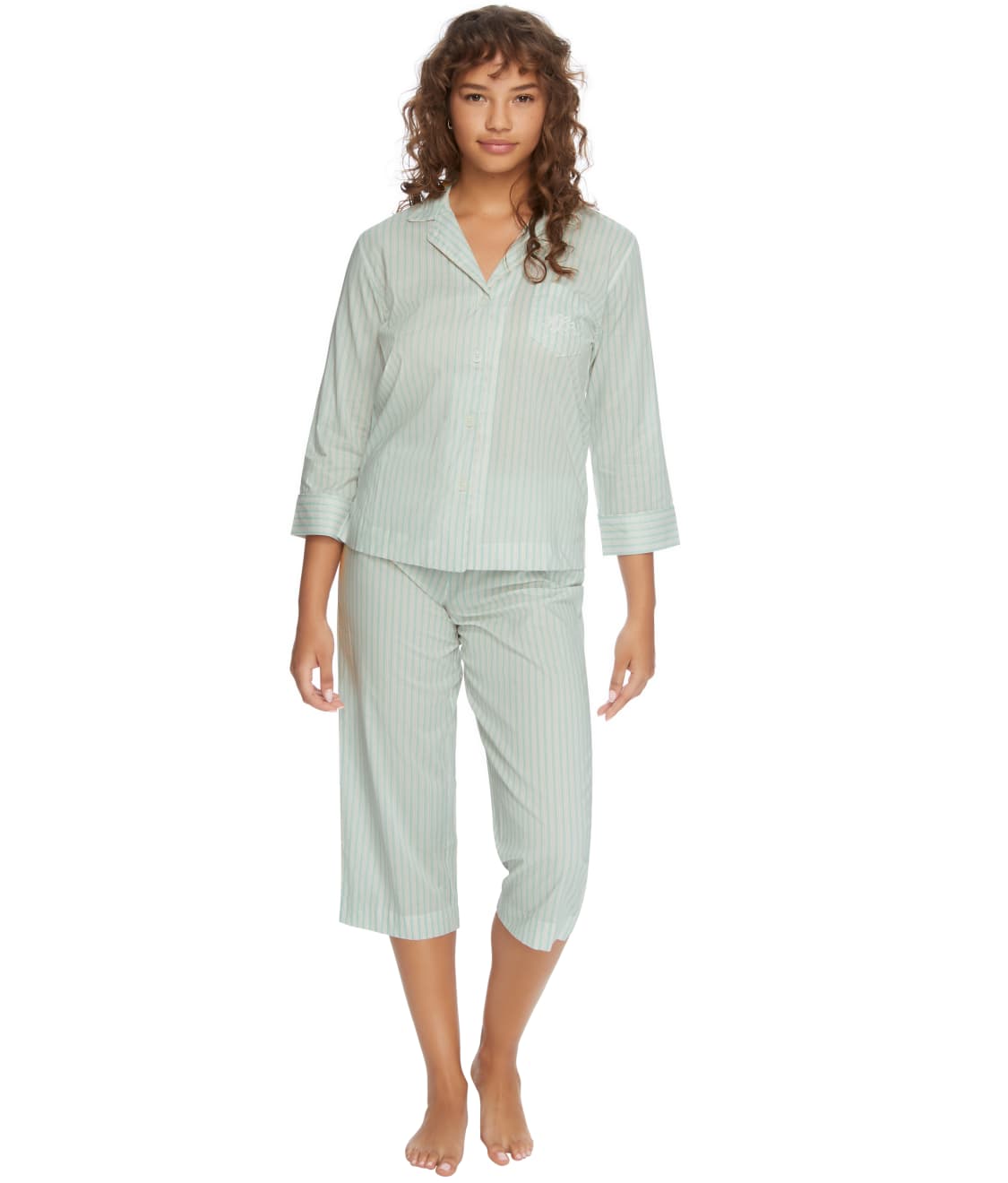 Lauren Ralph Lauren Capri Woven Pajama Set & Reviews | Bare Necessities ...