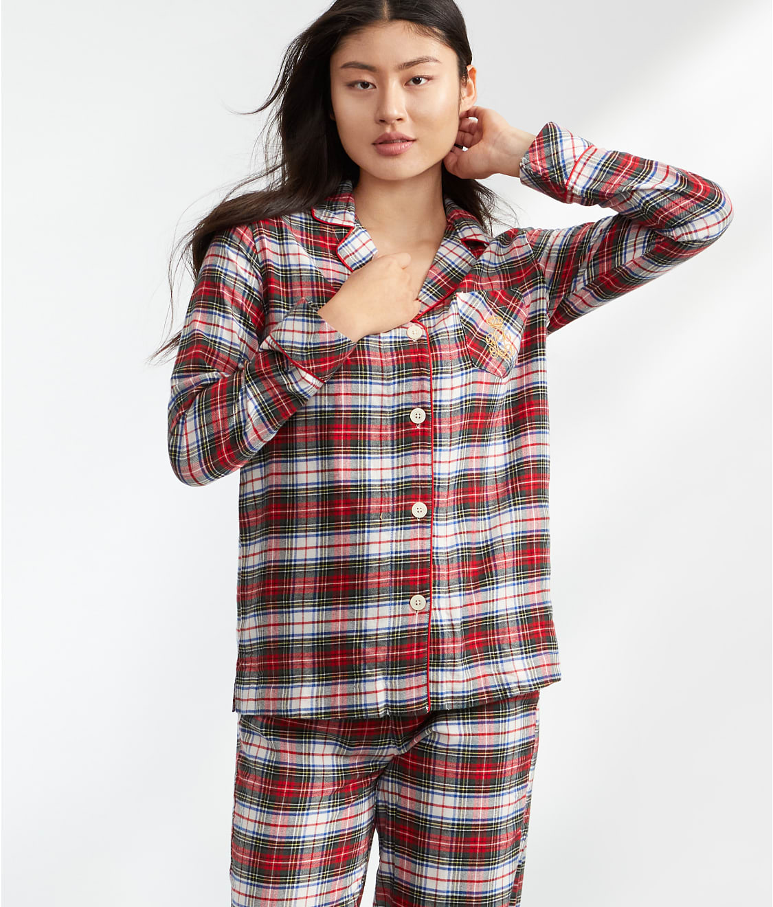 Tartan Plaid Pajama Set