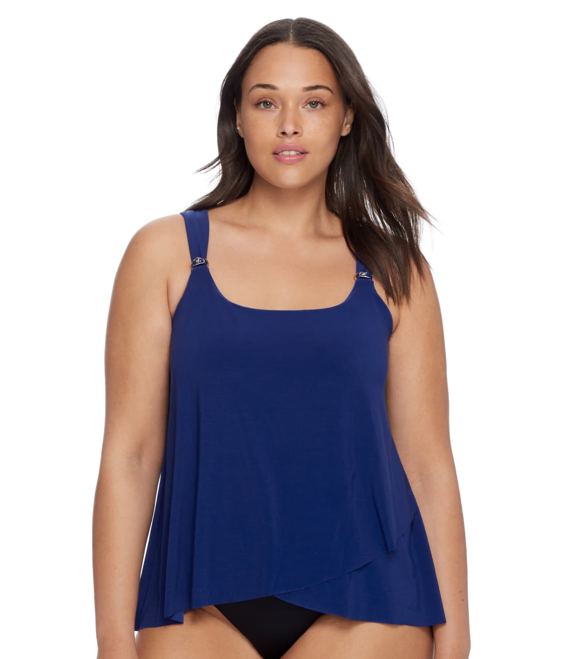 Miraclesuit: Solid Dazzle Underwire Tankini Top 6513026