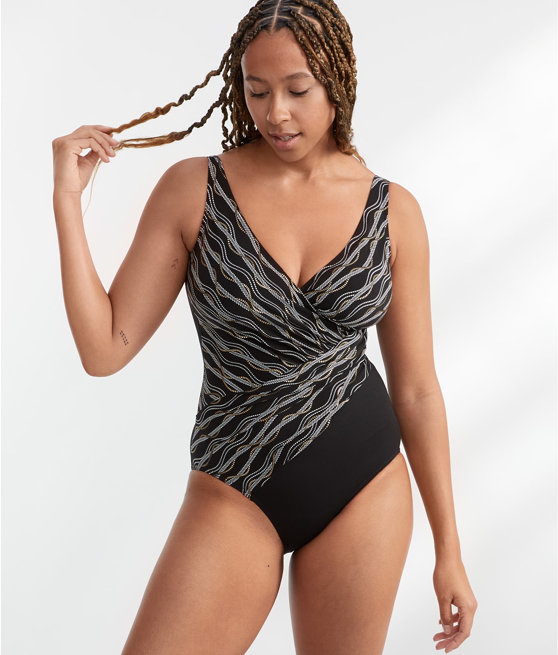 Miraclesuit: Linked In Oceanus Underwire One-Piece DD-Cups 6555288DD