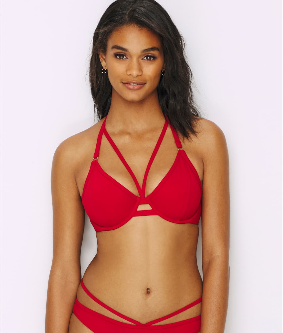 criticus of paars Miss Mandalay Icon Strappy Halter Bikini Top & Reviews | Bare Necessities  (Style ICUK2RUUH)