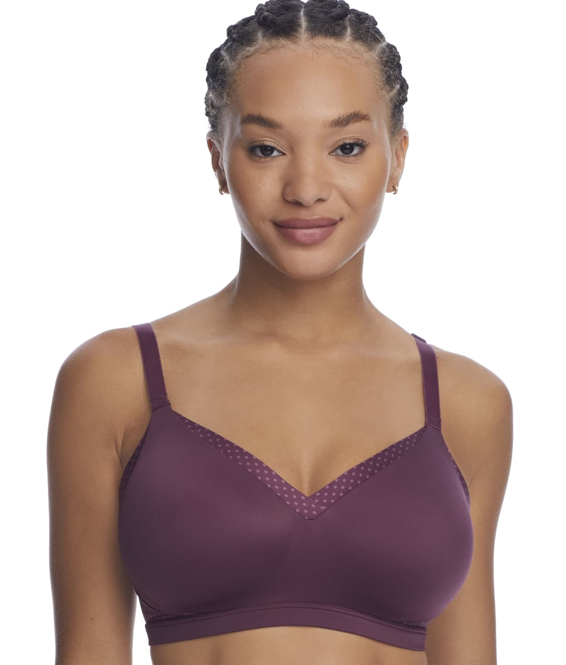 Olga No Side Effects Wire-Free Back Smoothing T-Shirt Bra