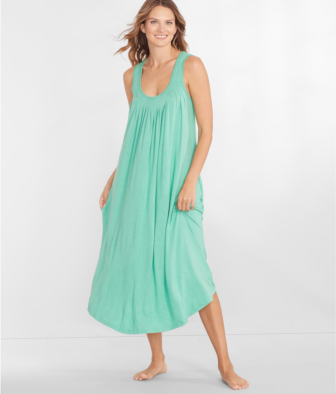 Papinelle Pleated Maxi Modal Knit Nightgown & Reviews
