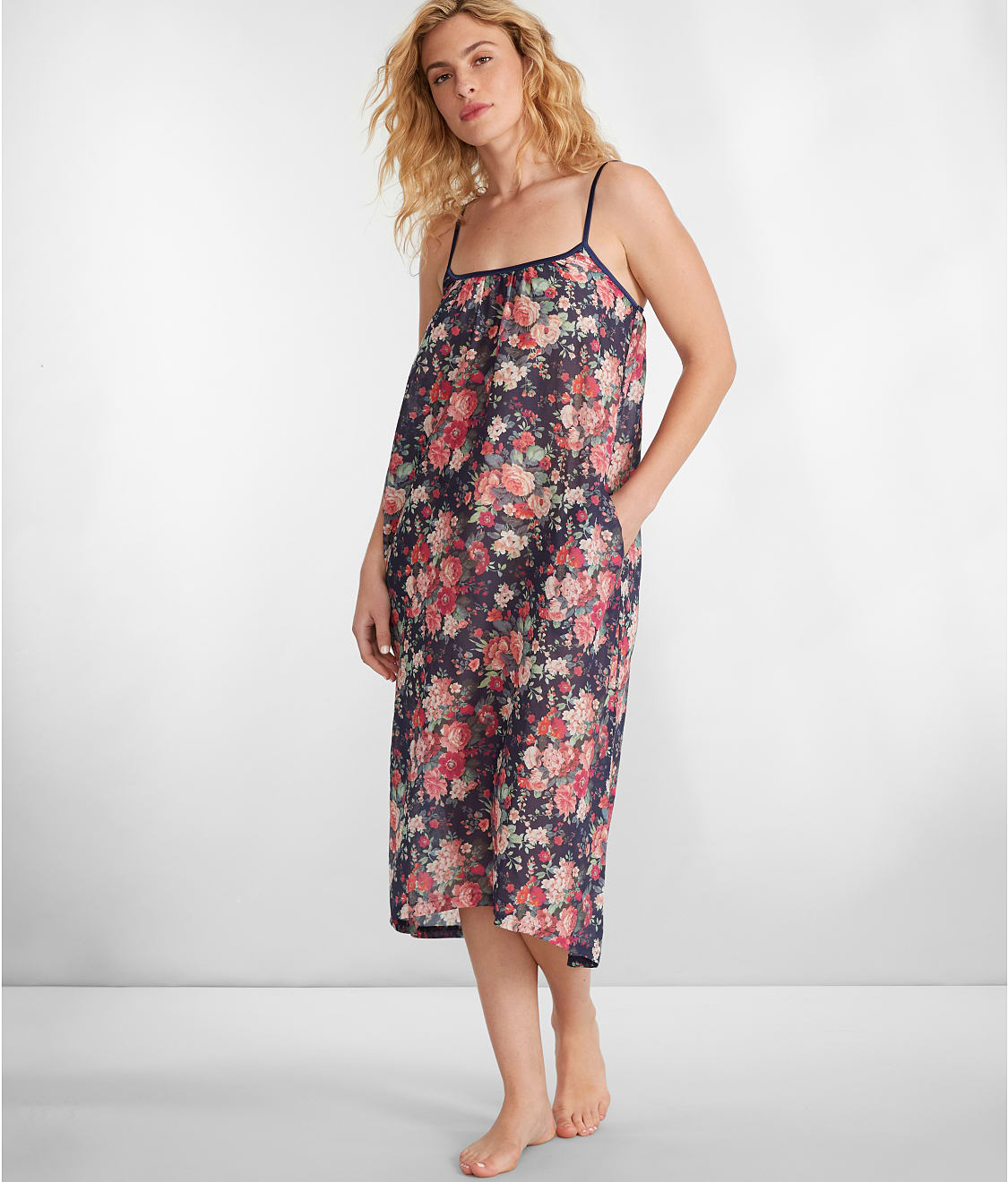 Papinelle: Grace Floral Maxi Woven Nightgown 23624-1456