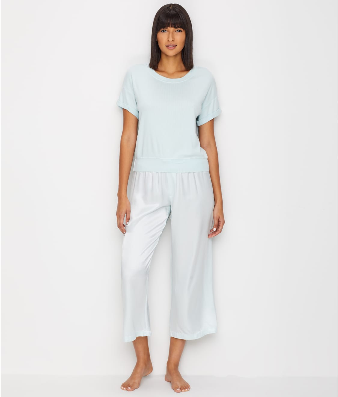 PJ Harlow Mac & Jolie Capri Satin Pajama Set & Reviews Bare