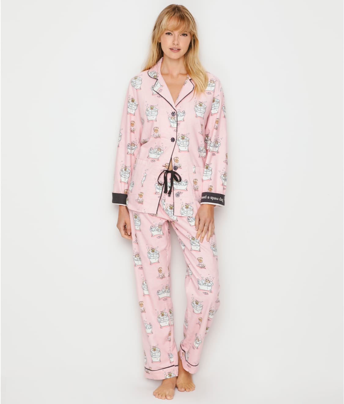 P.J. Salvage Spaw Day Flannel Pajama Set & Reviews | Bare Necessities ...