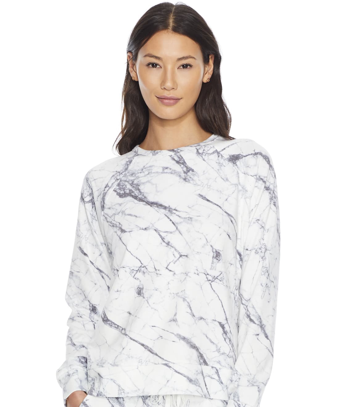 P.J. Salvage: Midnight Marble Knit Lounge Top RZMMLS